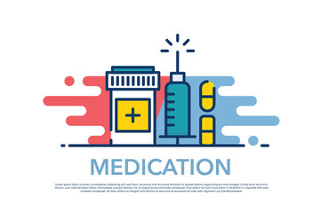MEDICATION ICON CONCEPT