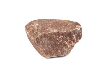 Sandstone From industrial plants isolate on white background
