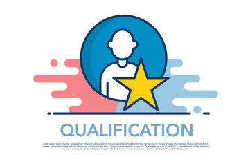 QUALIFICATION ICON CONCEPT