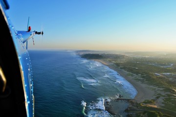 Fototapeta na wymiar Flying around Durban 5