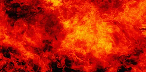 Fototapete Flamme Dramatische Bilder des Feuerflammenhintergrundes als Symbol der Hölle und des ewigen Schmerzes in der christlichen Tradition.