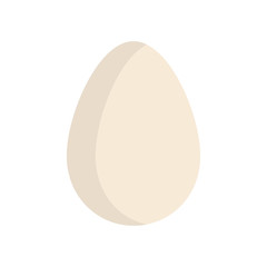 Simple Egg designed for Graphic with Easter or Cooking Theme. Vector Illustration.