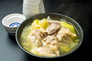 鶏肉と白菜の炊き合わせ