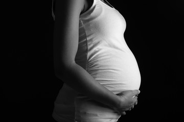 Beautiful pregnant woman