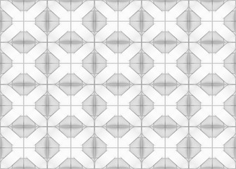3d rendering. seamless white geometric grid pattern tile texture use for wallpaper, design, web page background.