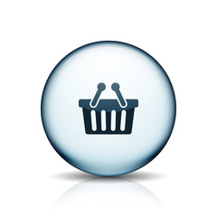Shopping button illustration