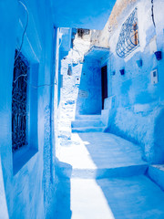  Traditional moroccan architectural details in Chefchaouen Morocco, Africa. Chefchaouen blue city in Morocco. 
