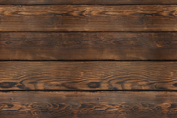 Old wooden plank background. Seamless texture. Vintage brown wood pattern, top view.