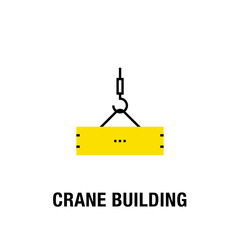 CRANE BUILDING ICON CONCEPT