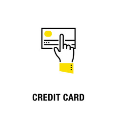 CREDIT CARD ICON CONCEPT