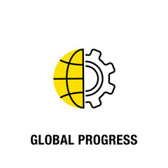 GLOBAL PROGRESS ICON CONCEPT