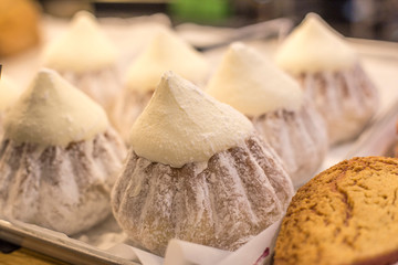 Pandoro traditional italian christmas cake