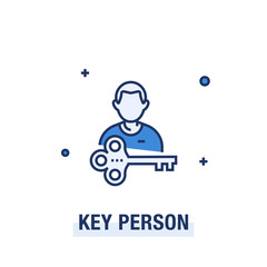 KEY PERSON ICON CONCEPT