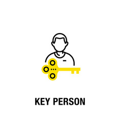 KEY PERSON ICON CONCEPT