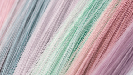  fashion colors for hair coloring. Fresh colors. Pastel trend.