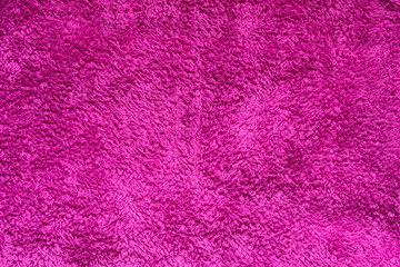 Texture of pink synthetic fur