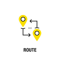 ROUTE ICON CONCEPT