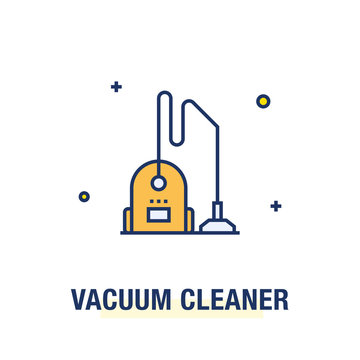 VACUUM CLEANER ICON CONCEPT