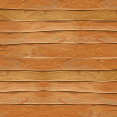 Naklejka premium Wood realistic texture illustration. Natural wooden background vector