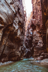 The Mujib Reserve of Wadi Mujib is the lowest nature reserve in the world, located in the mountainous landscape to the east of the Dead Sea