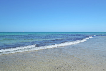 beach and sea