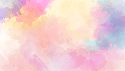 Watercolor colorful abstract background