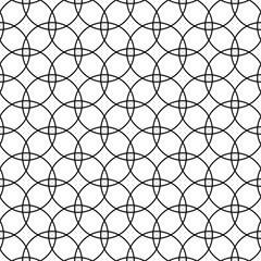 Fototapeta premium Seamless circles pattern. Geometric texture.