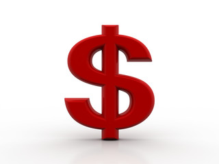 3d rendered dollar symbol 