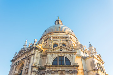 Obraz premium Basilica di Santa Maria della Salute - look up view.
