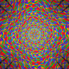 Fototapeta premium Abstract wavy lines soft elegant background with vibrant colors.