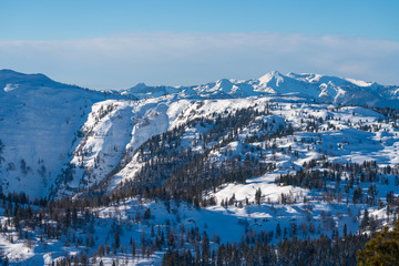 Winterlandschaft rund um die Steinplatte in Tirol