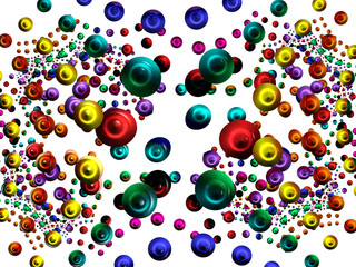 Beautiful abstract background for art projects, cards, business, posters. 3D illustration, computer-generated fractal