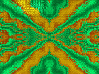 Beautiful abstract cover for art projects, cards, business, posters. 3D illustration, computer-generated fractal