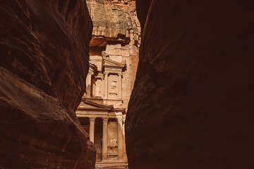 Entrance of City of Petra, Jordan