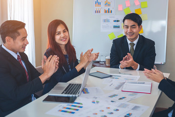 Business team working