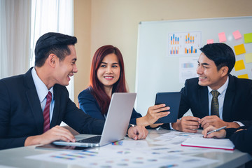 Business team working