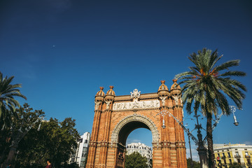 Fototapeta premium Arc de triomphe de Barcelone