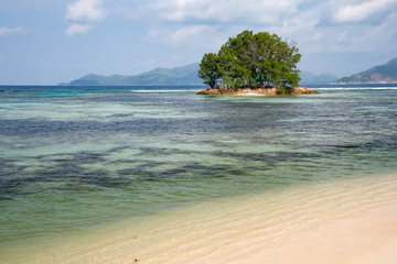 View from the main island to an another island in the near