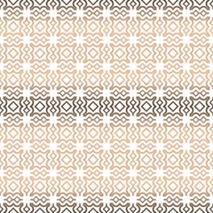 Modern Stylish Geometry Seamless Pattern Art Deco Background. Vector Illustration. Beige metal color