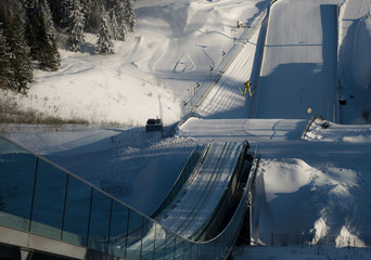 Ski Jumping. skoki narciarskie, holmenkollen Oslo Norway Norge Norwegia