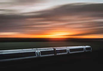 Speed Blur Train Eurostar