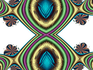 Beautiful abstract swirl for art projects, cards, business, posters. 3D illustration