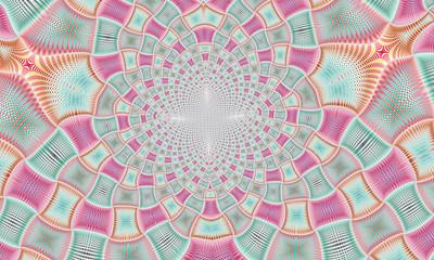 Obraz premium Beautiful abstract background for art projects, cards, business, posters. 3D illustration, computer-generated fractal