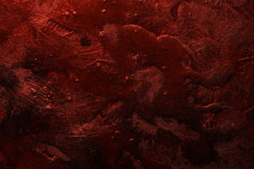 red creative painted shaped cement texture - wonderful abstract photo background