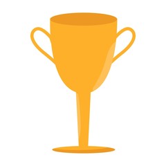 Championship winner symbol. Winner cup icon. Trophy button.