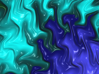 Beautiful abstract cover for art projects, cards, business, posters. 3D illustration, computer-generated fractal