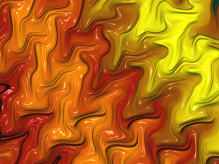 Beautiful abstract cover for art projects, cards, business, posters. 3D illustration, computer-generated fractal