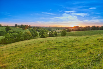 Sunset on Kentucky Farm, Harrison Co. KY