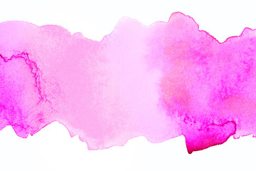 watercolor stain purple band pink light textured