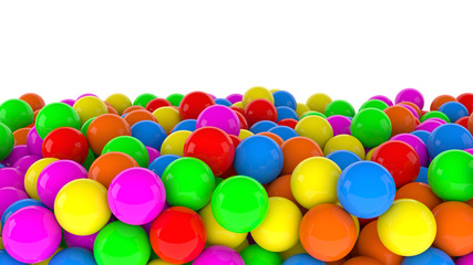 preschool kids indoor park ball pool children fun game 3D ilustration
